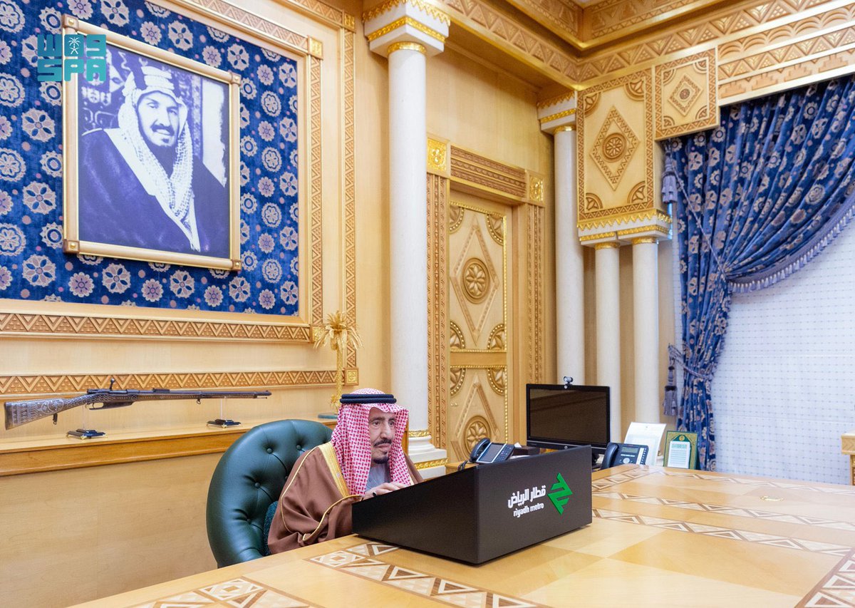 Bin_RAFIEE's tweet photo. خادم الحرمين الشريفين الملك سلمان بن عبدالعزيز يفتتح مشروع #قطار_الرياض .

يُعد المشروع الأكبر في الشرق الأوسط . https://t.co/fcd7ssI88Q