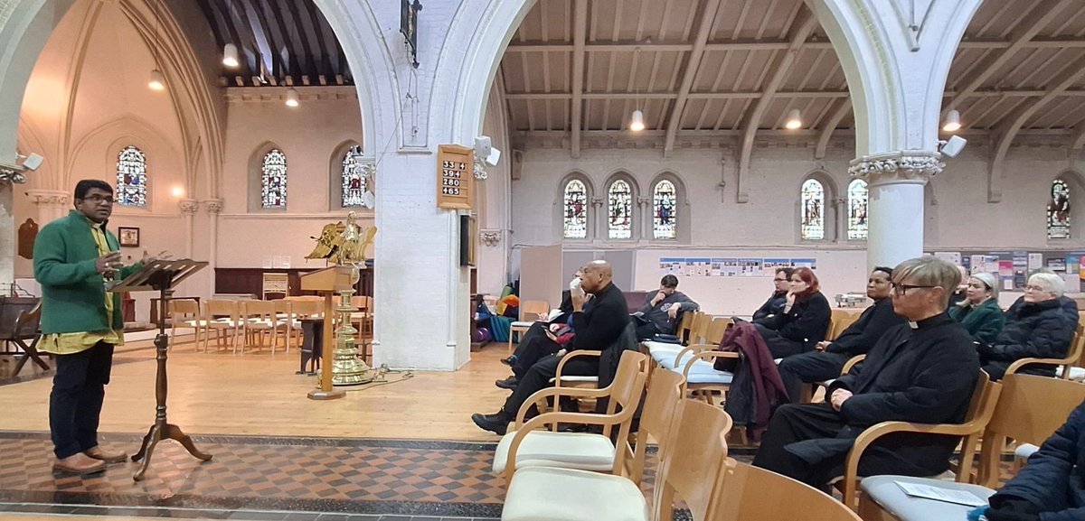 Grateful to have spent the morning with Edmonton Area Clergy reflecting on ‘waiting and hoping’ for our Advent Quite Day. 🙏🏾 <a href="/dioceseoflondon/">London Diocese</a>