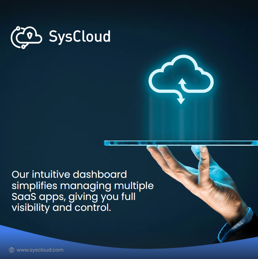 SysCloud's tweet image. 🌐 Track compliance gaps across multiple SaaS apps with SysCloud! 

Get alerts, take action, and stay secure—all from one dashboard. ⚡

🔗Learn more: hubs.la/Q02ZJfSr0

#ComplianceTracking #DataSecurity #SaaSManagement