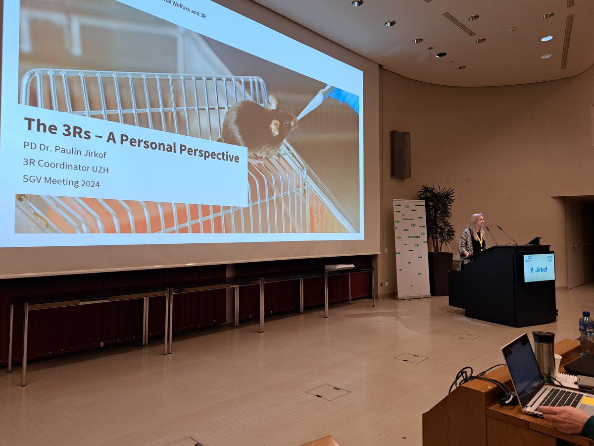 MThallmair's tweet photo. Congratulations to @PJirkof for receiving the SGV Award for her great contributions to animal welfare and 3Rs. 🎉 Proud to have you in the Animal Welfare and 3R Team @UZH_ch https://t.co/aKtyCem2Wq