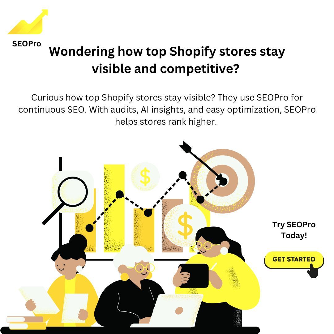 getSEOPro's tweet photo. Curious how top Shopify stores stay visible? They use SEOPro for continuous SEO. With audits, AI insights, and easy optimization, SEOPro helps stores rank higher. Try it out!
🔗https://t.co/wHiQOEcguB  
#ShopifySEO #DigitalMarketing #SEOPro https://t.co/FIApICOlea