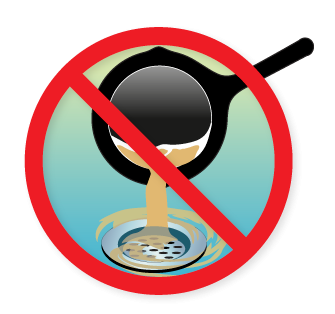 Avoid a Thanksgiving mishap! Don't pour fats, oils, or grease (FOG) down the drain, as it can lead to backups, overflows, and expensive pipe damage. Instead, pour excess oil into a covered container and put it in the trash. Have a happy Thanksgiving!🍗🥧