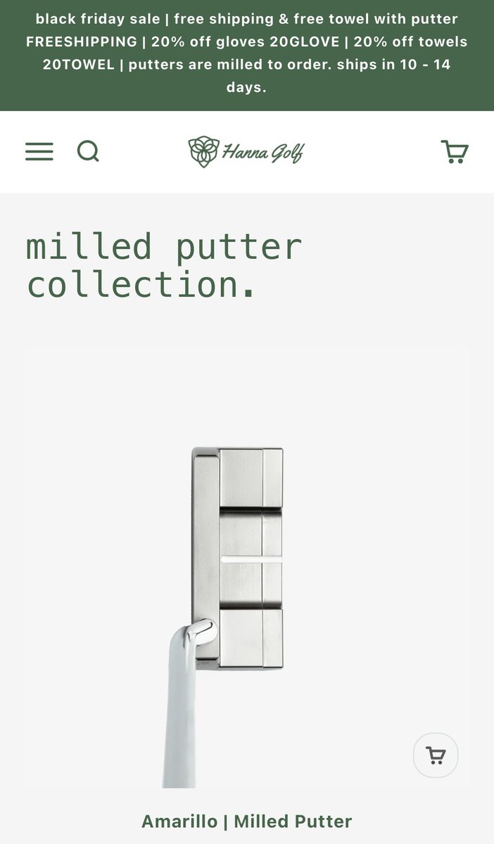 Boom! Excited to be gaming a new <a href="/HannaGolfCo/">Hanna Golf</a> Putter here soon once my man <a href="/DoerflerJared/">Jared Doerfler</a> hand crafts this beauty. Excited to see his company grow and now to join the team. 💪🏼 ⛳️