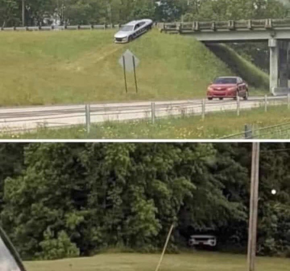 uncchicks's tweet photo. Nobody: 

NC state troopers during Thanksgiving travel days: https://t.co/X1b6NAHsjE