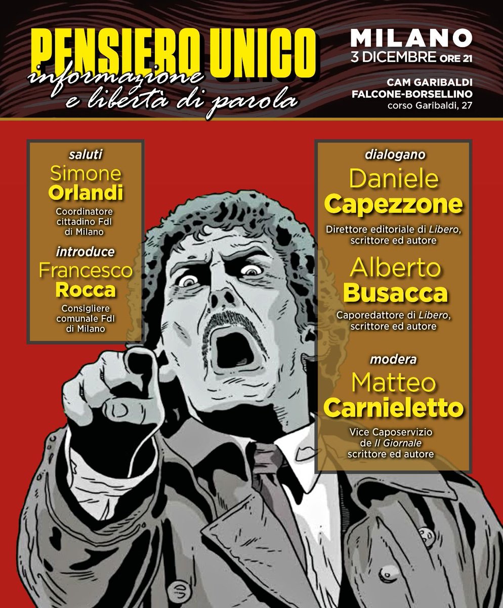 Martedì a Milano si presenta il libro di Alberto Busacca “FASCIOFOBIA”. Non mancate!