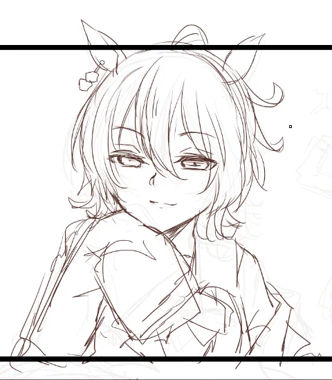 良い顔描けたけどたぶん清書したら顔変わるから残しとこう 