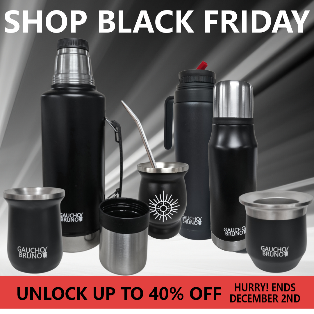 🧉#BlackFriday #YerbaMate &amp; Accessory Sale! 🧉
bit.ly/3AWMHvT

What’s on sale?
🧉 Discounted bulk yerba mate bundles
🧉 Premium Bombillas
🧉 Mate Cups: Stainless steel, ceramic and more
🧉 Flasks: keeping your mate hot on the go.

Sale ends 2nd December, so act fast!
