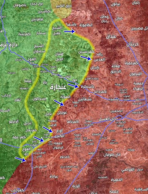 #Syria
📸 Latest updates of the current situation #map of the western CS of #Aleppo. Joint forces of #HTS &amp; a number of #SNA factions keep moving towards Aleppo city.  Reportedly, new battles for #Saraqib is to happen tonight. 
 #سوريا #حلب #تحرير_الشام #ردع_العدوان #إدلب