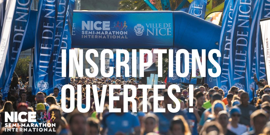 Les inscriptions pour la 33e édition du <a href="/SemiMarathon06/">Nice Semi-Marathon</a> sont ouvertes ! 🔥🔥 Dossards limités ! Rendez-vous sur nicesemimarathon.com <a href="/VilledeNice/">Ville de Nice</a> <a href="/VisitCotedazur/">Côte d'Azur France</a> <a href="/ExploreNCA/">Explore Nice Côte d'Azur</a> <a href="/PetitesAffiches/">📙 Petites Affiches06</a> <a href="/F3cotedazur/">France 3 Côte d'Azur</a> <a href="/RTL2officiel/">RTL2 🎸</a> <a href="/Interparking_FR/">Interparking_FR</a> <a href="/Runningconseil/">Runningconseil</a>
