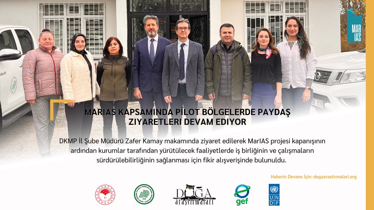 MarIAS Projesi Kapsamında
pilot bölgelerde paydaş ziyaretleri devam ediyor

👉🏼 dogaarastirmalari.org.tr/marias-projesi…

<a href="/tarimgovtr/">GıdaTarımHayvancılık</a> <a href="/undpturkiye/">UNDP Türkiye 🇹🇷</a>