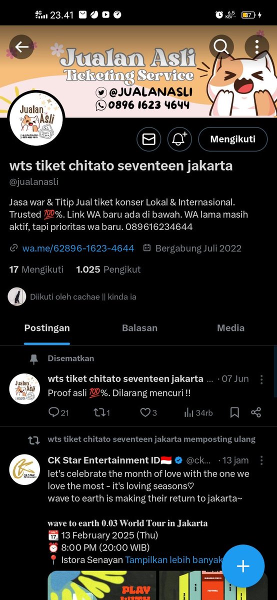 ngabhao's tweet photo. @jualanasli Done ya kak!
Aku kepengen banget dateng ke m&amp;g ini karena waktunya flexible buat pulang-pergi, karena kalo konser aku ga akan dapet izin karena pasti pulangnya malem huhu 🥹 wish me luck pliss 🥹 https://t.co/d4KAuyLHnF
