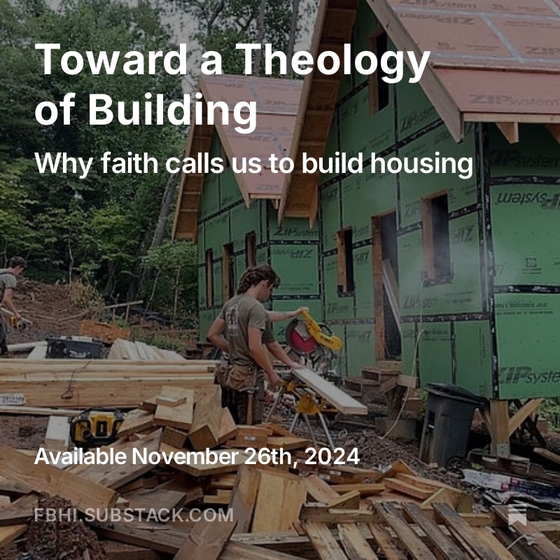 "For faith-based housing to become a reality, clergy, parishioners, funders, and developers need a shared foundation. We need a theology of building." - Evan Bille Magen writes in a new guest post.

Read more at the link in our bio.

#housing #faith #theology #religion