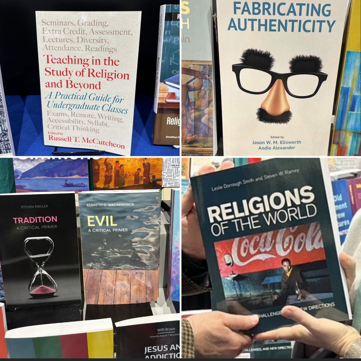 StudyReligion's tweet image. REL faculty books &amp;amp; the book series that they edit were well represented at the #sblaar24 conference again this year. #RELresearch