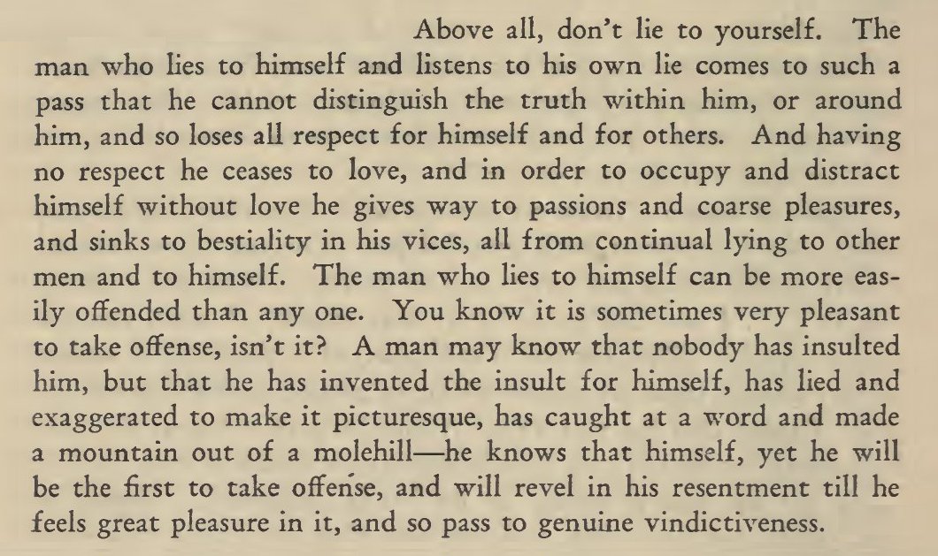 DylanoA4's tweet image. There are whole books on psychology that don't get anywhere near this paragraph from Dostoevsky