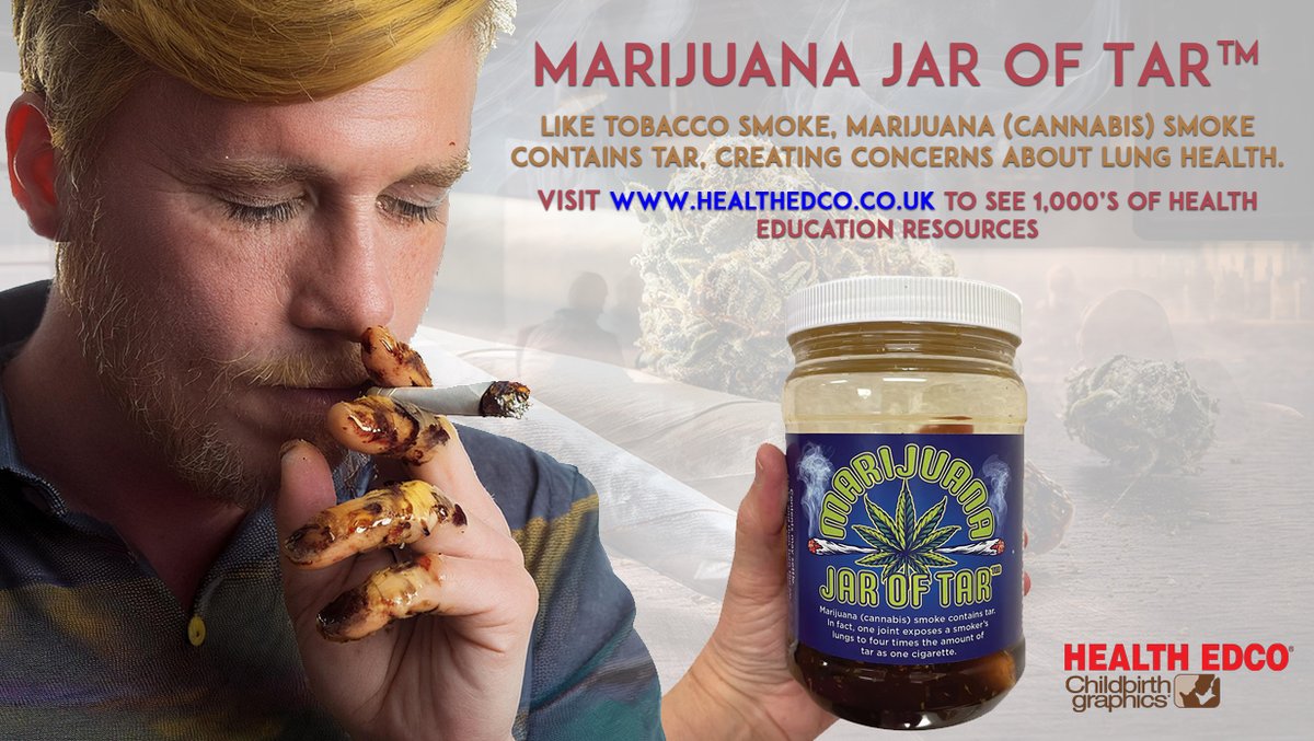 Visit healthedco.co.uk for fantastic Hands-On Resources!
Many people believe that marijuana (cannabis) smoke is safer than tobacco smoke, but marijuana smoke contains many of the same harmful substances, including tar, as tobacco smoke and may harm the respiratory system.