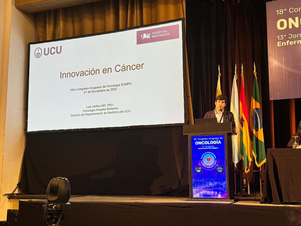 Iniciando la mesa de Innovación en Oncología en el Congreso <a href="/SOMPU_onco/">SOMPU</a> 2024
Buena oportunidad para discutir el proceso de innovación en Uruguay