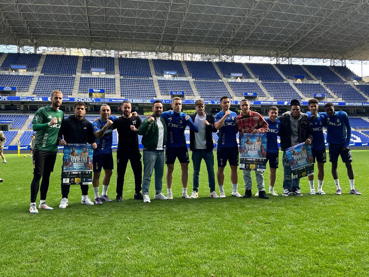 Gracias <a href="/RealOviedo/">Real Oviedo</a> por el apoyo. Este sábado en el Florida Arena vuelve el mejor boxeo a la capital del Principado. "Oviedo Boxing Series".