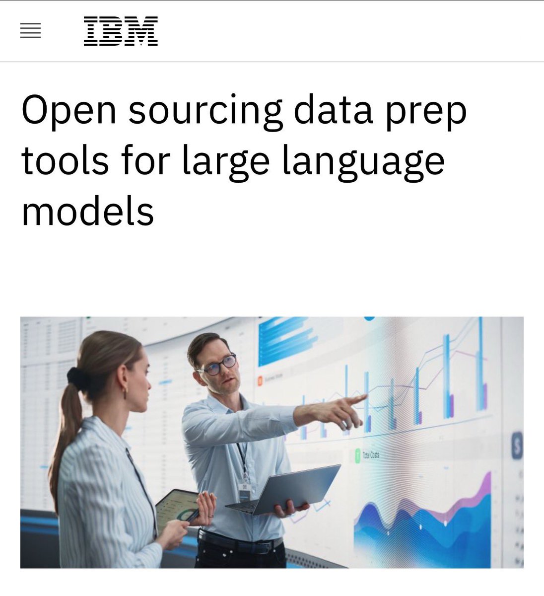 JohnRDallasJr's tweet photo. “As companies race to develop and deploy #LLMs and #AI applications, one of the biggest bottlenecks is data preparation.” —@IBM
#MindPreparation @EnclaveAcademy argues as vital during this race. Align human #metacognition with artificial #mechacognition.
https://t.co/vA2yslrJRn https://t.co/9K626sfXyO