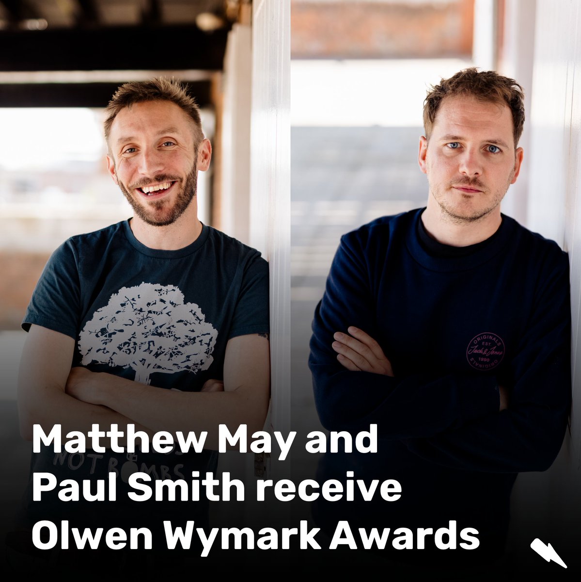 Feeling all the pride for literary manager Matt and artistic director Paul today, recognised by <a href="/TheWritersGuild/">The Writers' Guild</a> for their encouragement of new writing 🎉 bit.ly/3B2pzfy