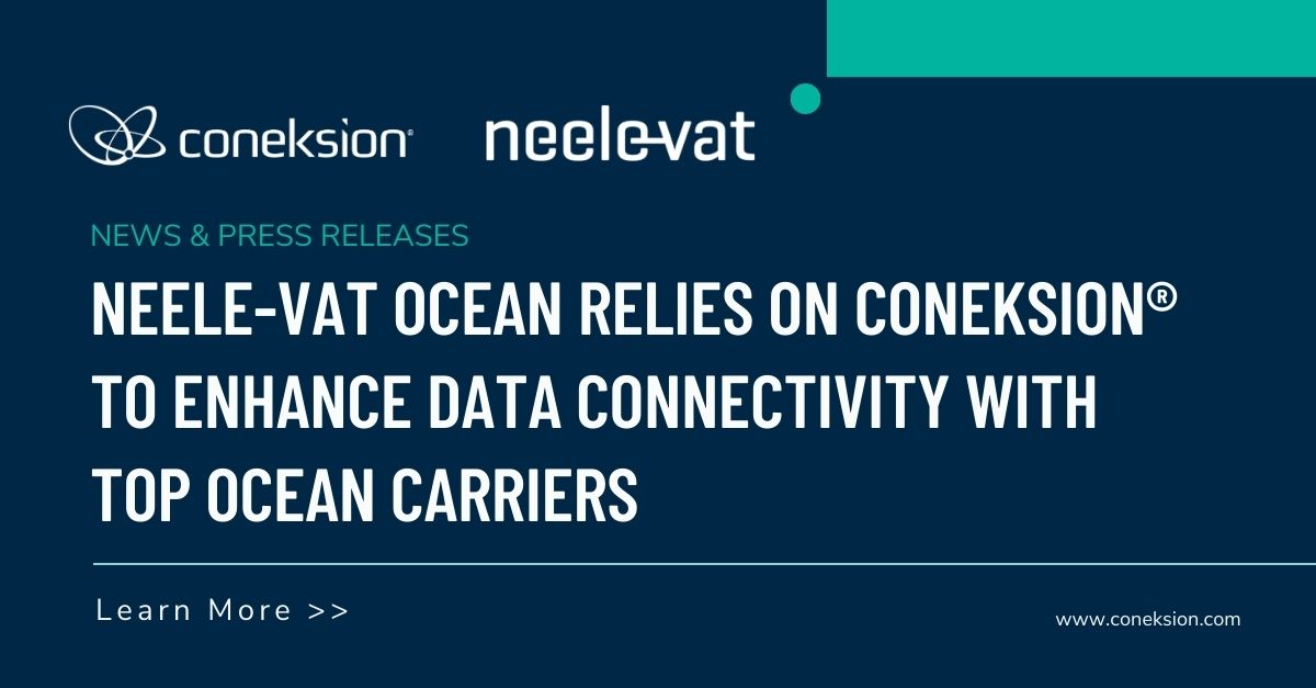 We are thrilled to announce our partnership with Neele-Vat Ocean, one of the Netherlands’ largest logistics service providers! 🤝

Learn more about this exciting partnership by reading the full press release here: 
coneksion.com/company-news-p…