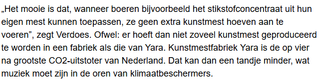 mestvergisting's tweet photo. Denkfout in het artikel over biovergisting in Tubantia: renure zou leiden tot minder kunstmestproductie. Op bedrijfsniveau is renure een kunstmestvervanger, maar op macroniveau niet want de afgevoerde mest wordt immers elders aangewend. https://t.co/uJ8ddM11Pc https://t.co/lnp8cWf51R