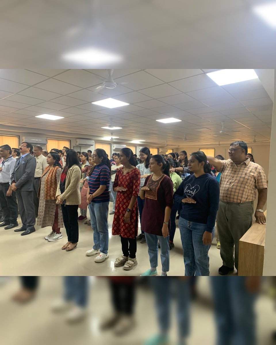 🌱 Fit India Pledge at KSU 💪

As part of Fit India Week, the Sustainability Club hosted a 'Fit India Pledge' program. Hon'ble DG Prof. Dr. S. P. Singh inspired all on fitness, while Prof. Dr. Shiv Kant Shukla led the ceremony. Together, we vow for a healthy life! 🏃‍♂️
#FitIndia