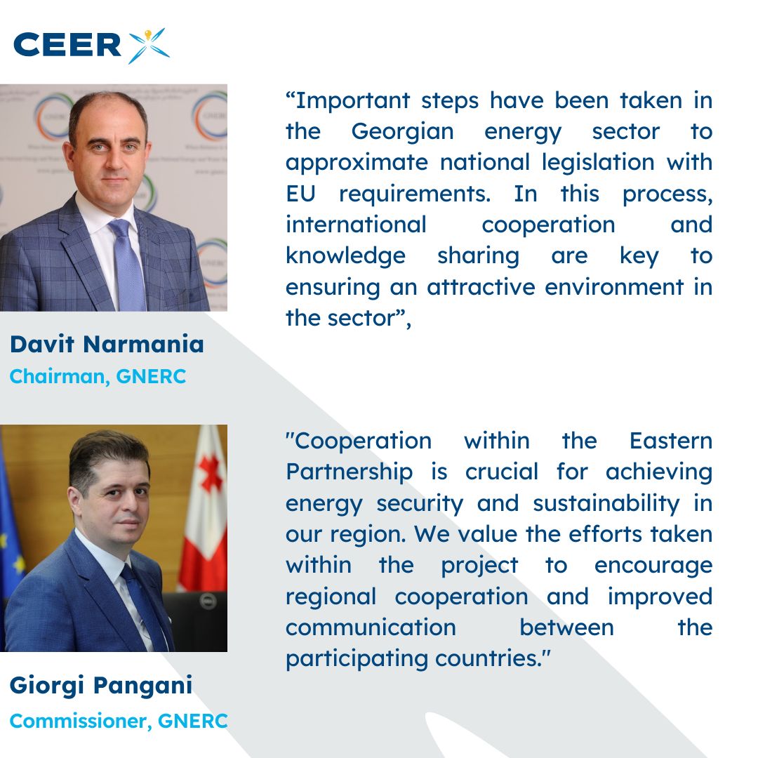 CEERenergy's tweet photo. Introducing @Gnerc_, the Georgian regulator for fair, transparent energy &amp; water supply! As a CEER observer &amp; #EU4Energy beneficiary, GNERC is enhancing Georgia’s regulatory framework.

🔗 Learn more: https://t.co/pQHcwkGgO7
#WeAreEU4Energy https://t.co/y3uPA6TLZD