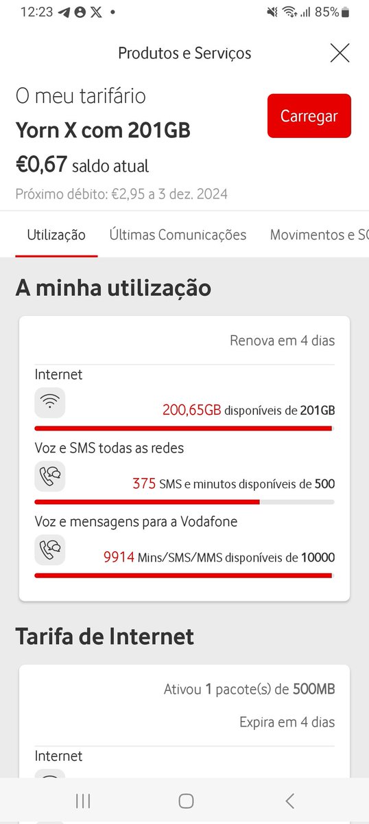 É só aparecer uma empresa nova em Portugal que a Vodafone aumenta logo o tarifário para 200 GB? Andá-mos a ser bem enganados este tempo todo