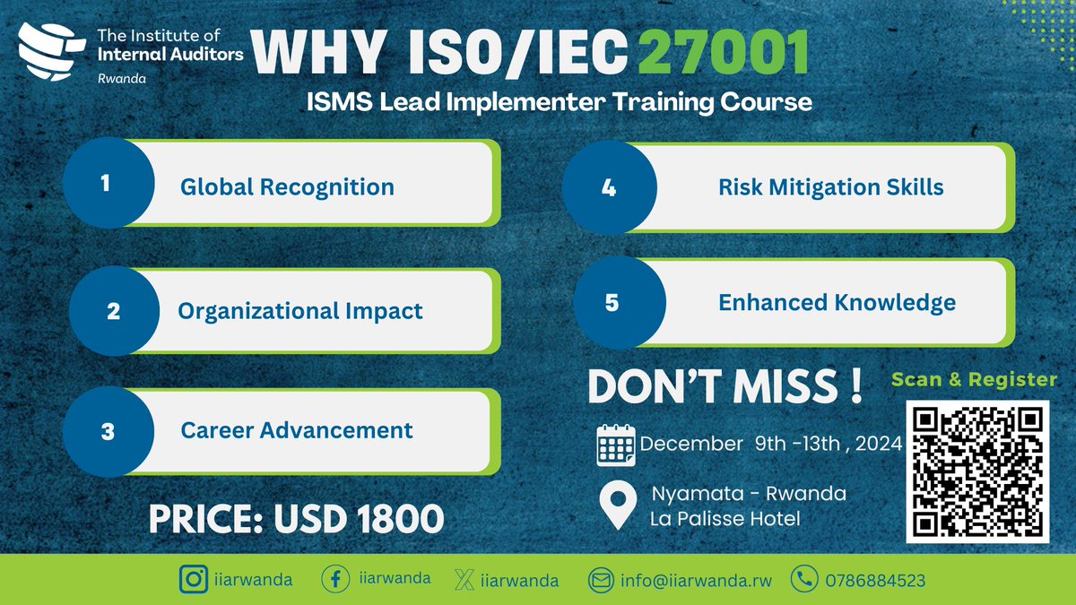 Why ISO/IEC 27001 ISMS Lead Implementer Training Course?
