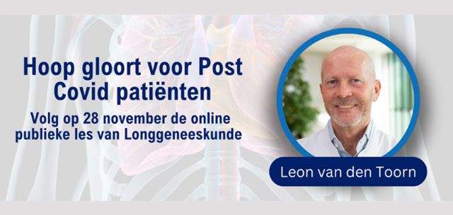 LongCovidNL's tweet image. 💻 Kijktip online: publieke les post covid expertisecentra

🏥 In november zijn drie speciale post-covid centra gestart in het Erasmus MC, Amsterdam UMC en Maastricht UMC+. Deze centra helpen mensen met langdurige klachten na corona (post-covid). 

📅 Op donderdag 28 november