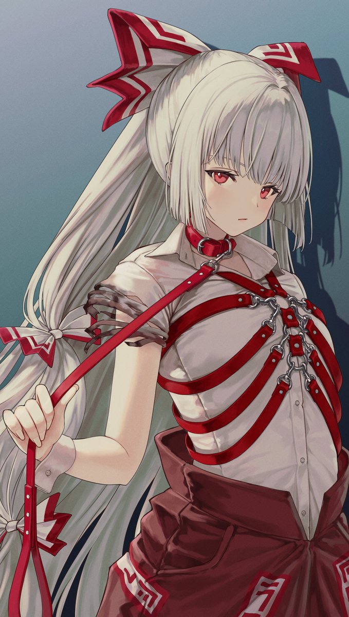 藤原妹紅 「妹紅 」|とりなりのイラスト