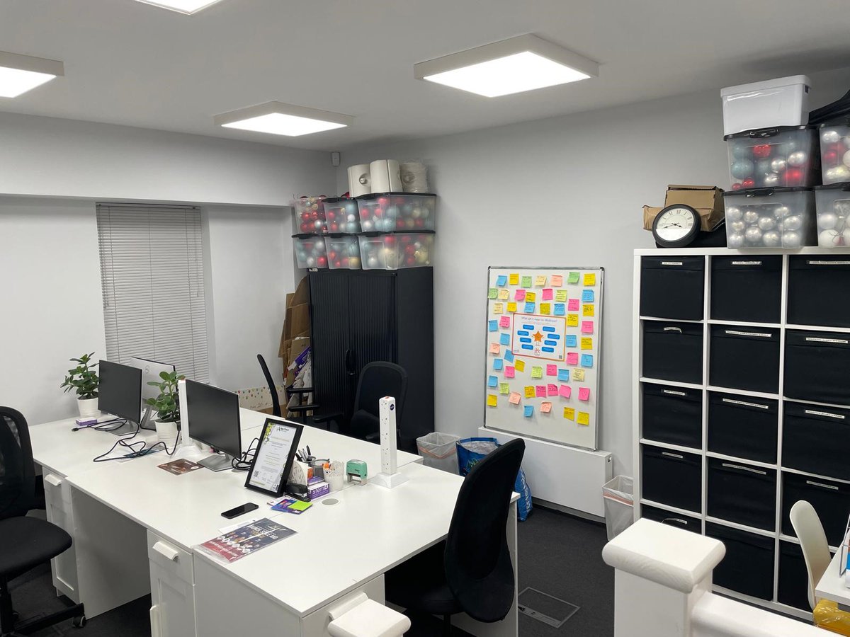Stem4 charity is looking to rehome some of their office furniture - competitively priced and available for collection this week! Perfect for any local business (or home!) in need of large desks, cabinets, shelving, computer monitors and more. Contact ollie@stem4.org.uk.