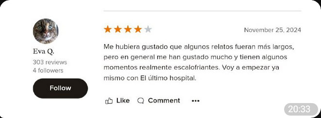 Buenos días, Truculenters:

#ElÚltimoHotel está a punto de cumplir dos años y sigue dándonos alegrías 😊

Os recordamos que #ElÚltimoHospital, además, es una antología benéfica.🖤