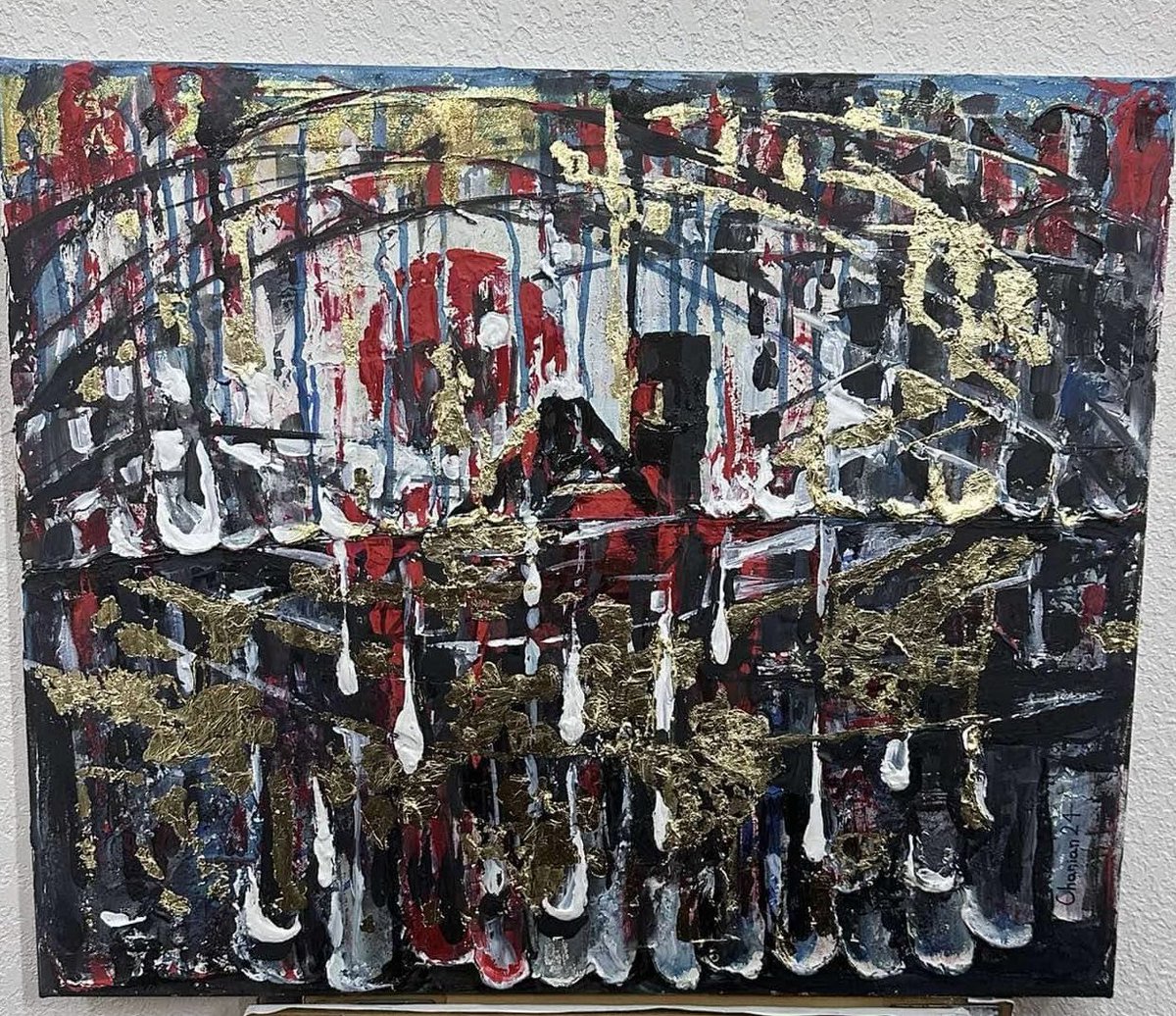 SiranushSargsy1's tweet image. Forced to leave Artsakh #NagornoKarabakh painter/designer Anahit Ohanyan has transformed displacement into a source of creative strength
Now in Yerevan, her art shows the preservation of identity. 
This Christmas,you can support her- buying a painting and help an artist in exile