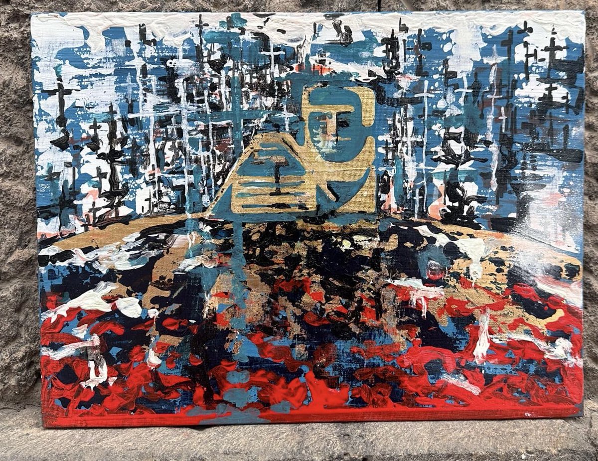 SiranushSargsy1's tweet image. Forced to leave Artsakh #NagornoKarabakh painter/designer Anahit Ohanyan has transformed displacement into a source of creative strength
Now in Yerevan, her art shows the preservation of identity. 
This Christmas,you can support her- buying a painting and help an artist in exile