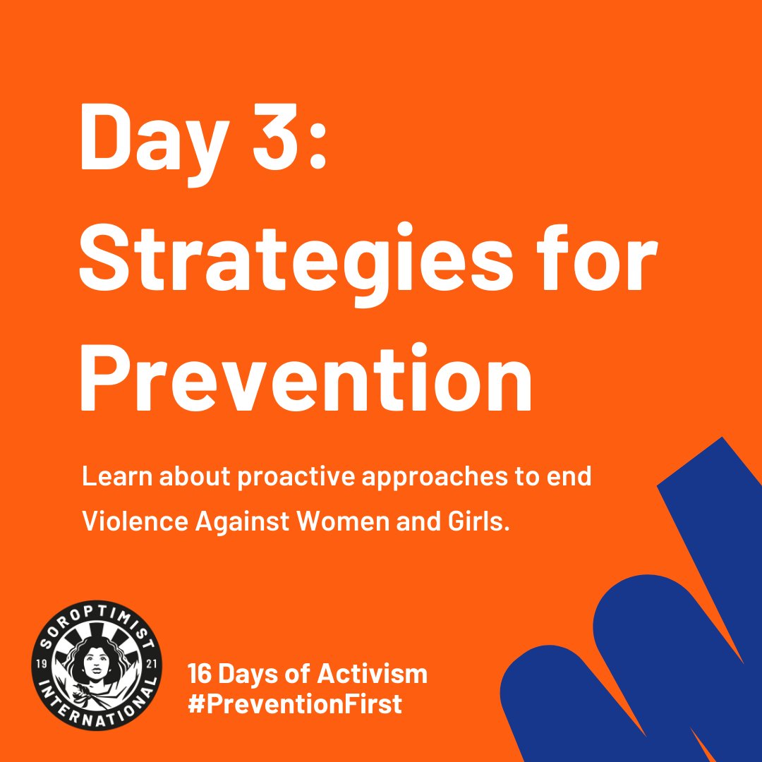 SoroptiTweet's tweet photo. Prevention is possible! Key strategies include education, raising awareness, supporting survivors, and community engagement. #16Days #PreventionFirst https://t.co/GmrcYci8Yu
