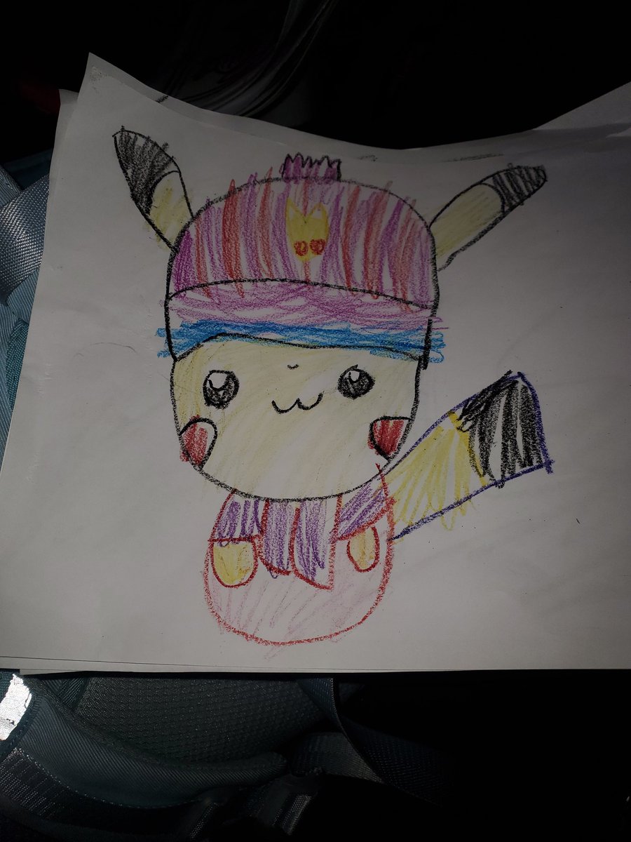 Millie made this for me last week. Im getting this made into a plushy for sure. 🥰