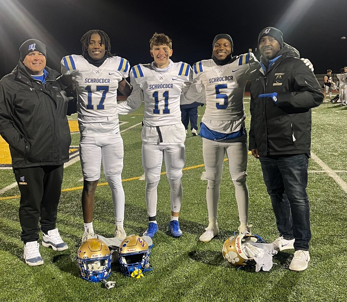 Great seeing the fellas last night helping the East Team win the Eddie Meath All Star Game! 💙💛⚔️🏈#WeAreWarr1ors