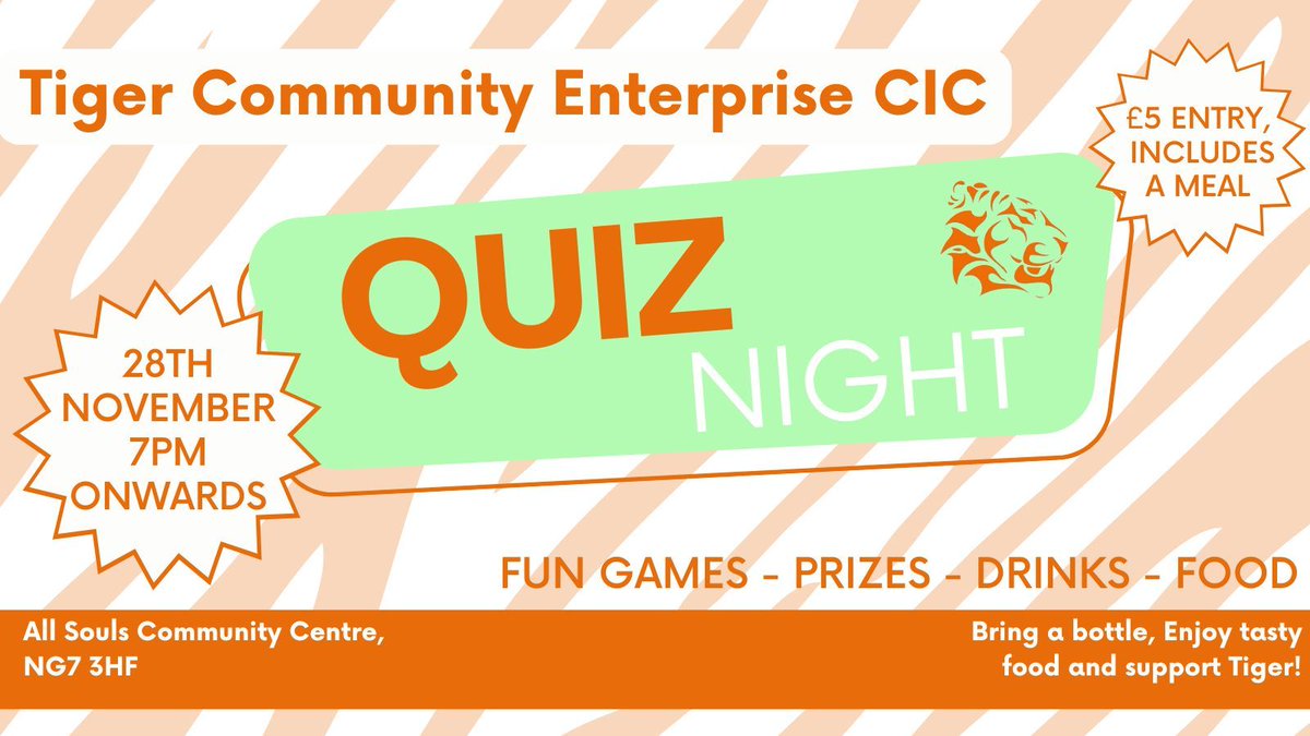 Join us for our Quiz Night, where excitement meets delicious food! 
An evening that promises fun &amp; laughter for all, whether you're a trivia expert or want to enjoy a good time with friends and family.
Don’t miss out, secure your spot, visit 
buff.ly/3YNdPoW. #community