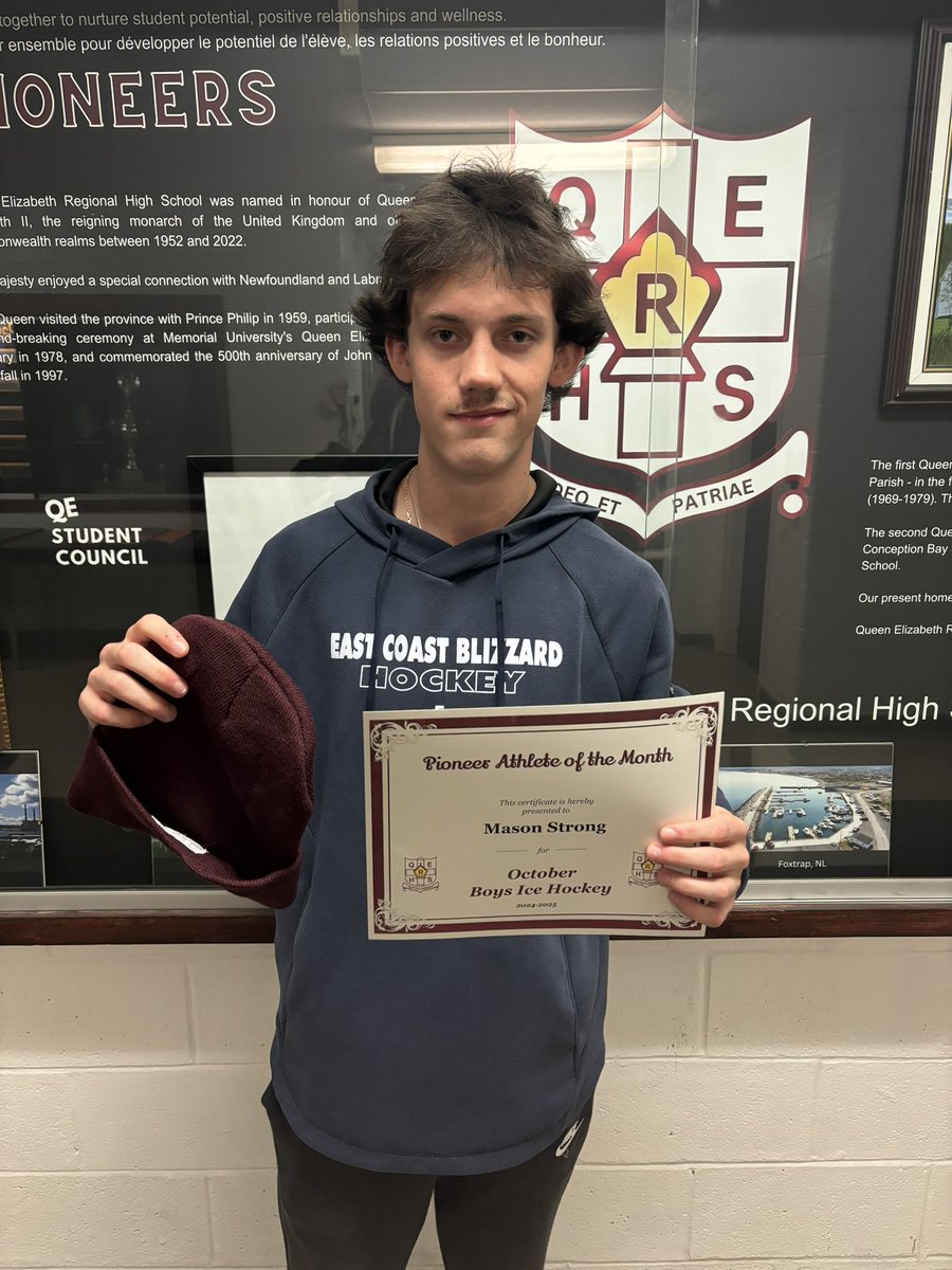 QE Athletics (@qe_athletics) on Twitter photo 📣October Pioneer Athletes of the Month:
🏆SADIE DAWSON : Girls Rugby
🏆MASON STRONG : Boys Ice Hockey
<a href="/QEPioneers/">Queen Elizabeth Regional High School</a> 📣October Pioneer Athletes of the Month:
🏆SADIE DAWSON : Girls Rugby
🏆MASON STRONG : Boys Ice Hockey
<a href="/QEPioneers/">Queen Elizabeth Regional High School</a>