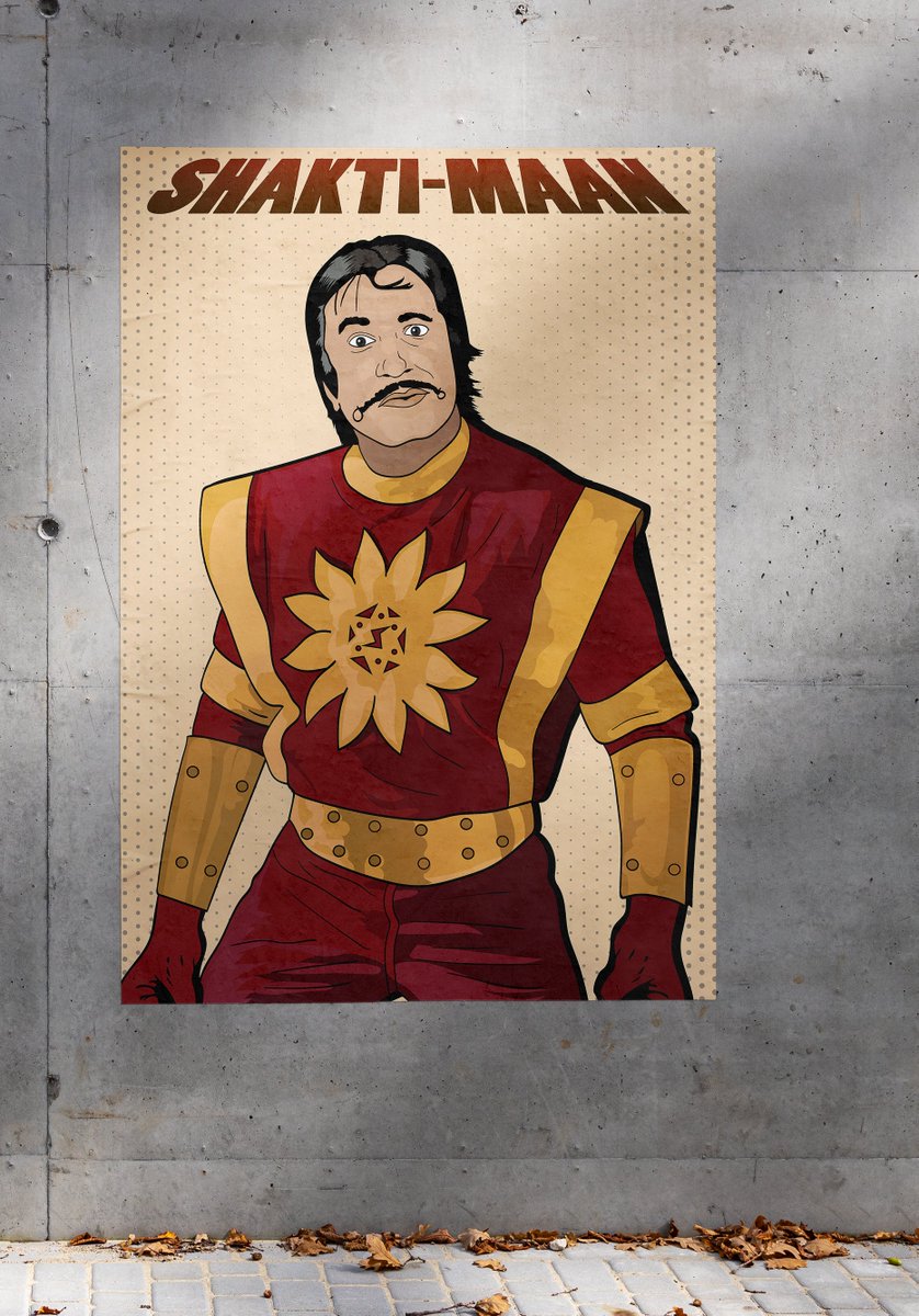 manvij1's tweet image. Found this in the archives! I illustrated some ideas about reimagining certain characters and titles in 2020-21. I wasn&apos;t confident about posting these back then, but I don&apos;t care anymore. Here we go: What If... 01
.
#WhatIf #shaktimaan #shaktikapoor #shaktiman #sorryshaktimaan