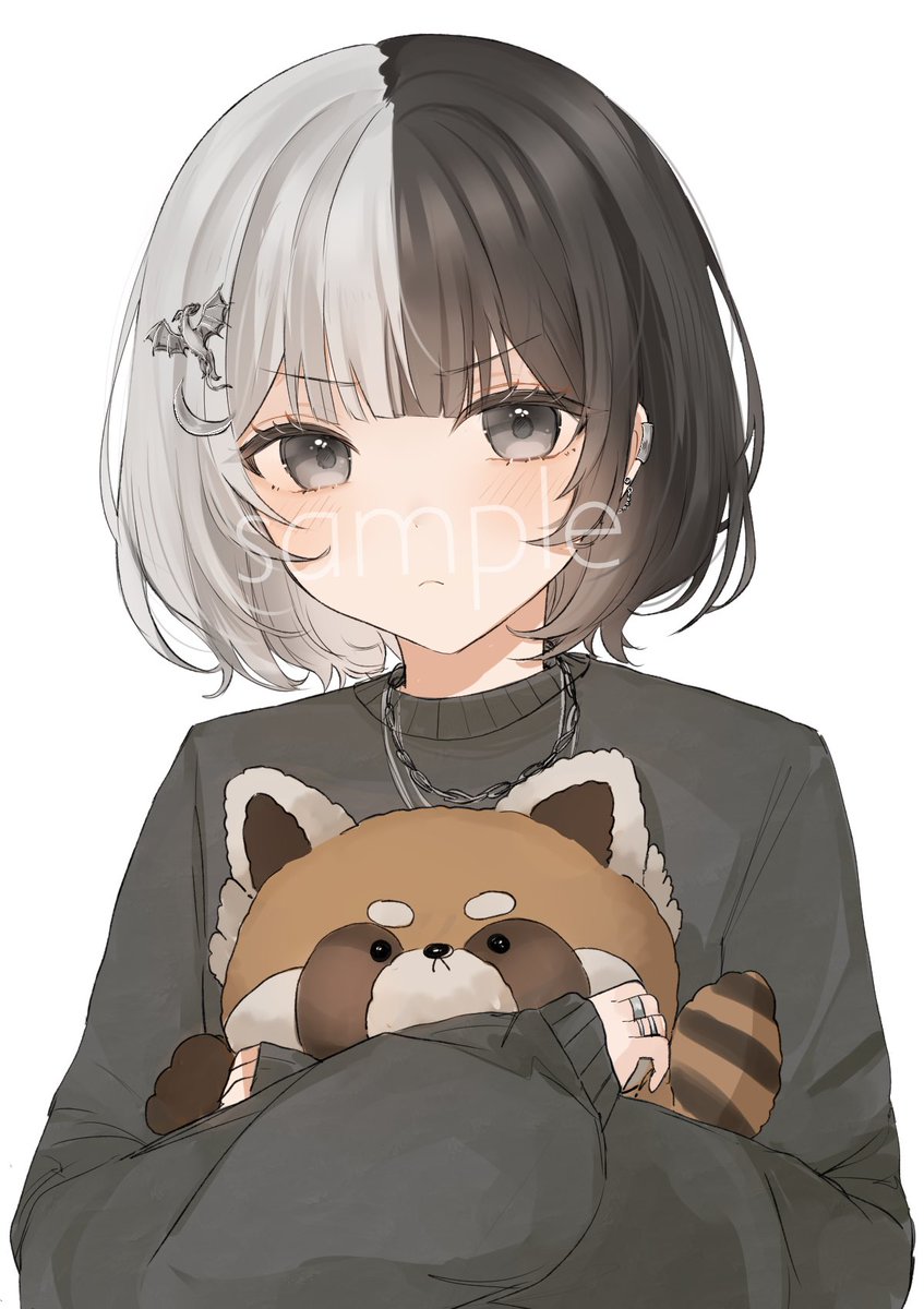 sametadayo's tweet photo. ご依頼でした〜
差分付き🩶🖤🤍 https://t.co/VUjAZPHZyK