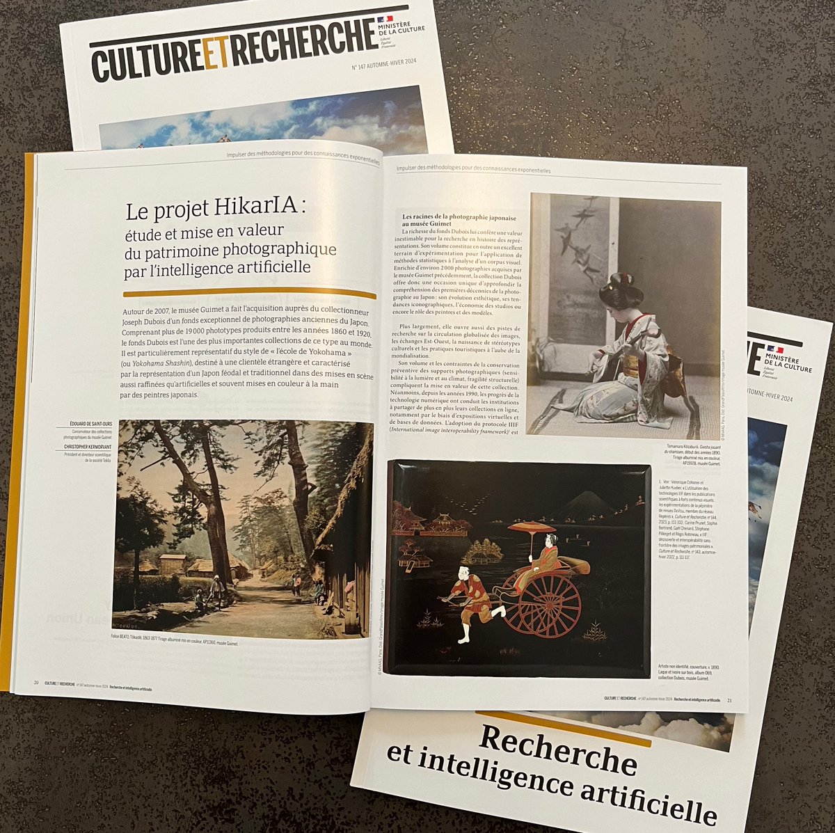 Teklia (@_teklia_) on Twitter photo Superbe panorama de l'#IA pour la culture dans ce numéro de Culture et Recherche <a href="/MinistereCC/">Ministère de la Culture 🇫🇷</a> . TEKLIA participe à 7 projets sur les 40 présentés HikarIA <a href="/MuseeGuimet/">Musée Guimet</a> SIMARA <a href="/ArchivesnatFr/">Archives nationales de France</a> Pictoria-HN <a href="/Huma_Num/">Huma-Num</a> eScriptorium <a href="/EPHE_PSL/">École Pratique des Hautes Études - PSL</a> #AI4LAM <a href="/Ecoledeschartes/">École des chartes | PSL</a> <a href="/AOROC1/">Archéologie et Philologie d'Orient et d'Occident</a> Superbe panorama de l'#IA pour la culture dans ce numéro de Culture et Recherche <a href="/MinistereCC/">Ministère de la Culture 🇫🇷</a> . TEKLIA participe à 7 projets sur les 40 présentés HikarIA <a href="/MuseeGuimet/">Musée Guimet</a> SIMARA <a href="/ArchivesnatFr/">Archives nationales de France</a> Pictoria-HN <a href="/Huma_Num/">Huma-Num</a> eScriptorium <a href="/EPHE_PSL/">École Pratique des Hautes Études - PSL</a> #AI4LAM <a href="/Ecoledeschartes/">École des chartes | PSL</a> <a href="/AOROC1/">Archéologie et Philologie d'Orient et d'Occident</a>