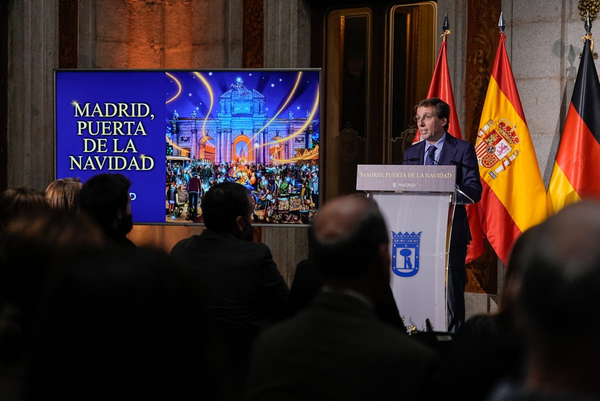 💫Esta mañana se ha presentado la programación de #Navidad bajo el lema 'Madrid, puerta de la Navidad'

🎄Una programación que incluye conciertos, belenes, teatro, corales y mercadillos y tiene a Alemania como país invitado.
➡️ navidadmadrid.com
