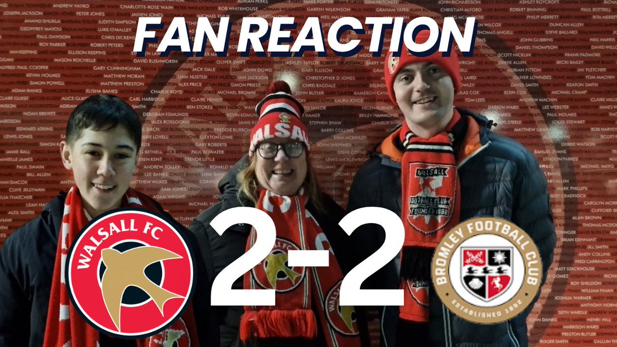 youtu.be/CbWimb30Xhk
<a href="/WFCOfficial/">Walsall FC</a> #saddlers #uts