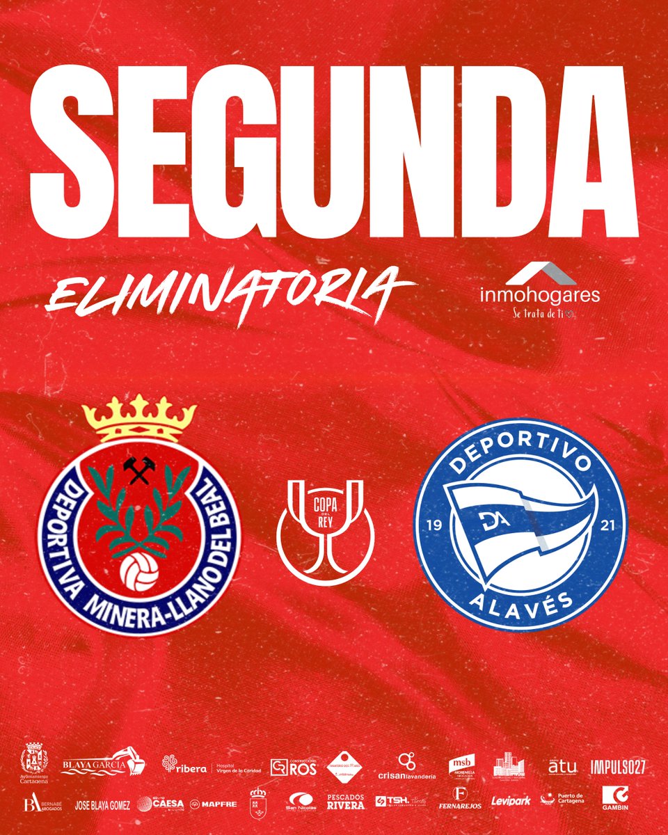 👋🏻 ¡Hola, <a href="/Alaves/">Deportivo Alavés</a>! 

⭐️ La Copa del Rey con <a href="/inmohogares/">INMOHOGARES</a> 

#CorazónMinero ⛏️ #AlmaDeGuerrero
