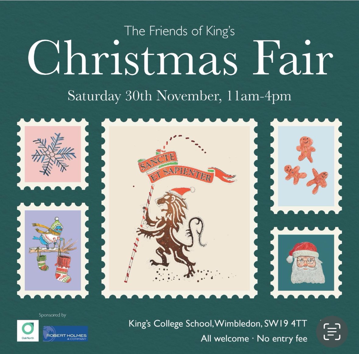 Friends of King's (@kcsfriends) on Twitter photo Countdown to our Christmas Fair this Saturday 11am-4pm. Hope to see you all there. A shout out to our generous sponsors <a href="/RHolmesSW19/">Robert Holmes & Co</a> and <a href="/oaknorth/">OakNorth</a> for supporting this community event. <a href="/KCSWimbledon/">King's News</a> <a href="/KCJSWimbledon/">KCJSWimbledon</a> Countdown to our Christmas Fair this Saturday 11am-4pm. Hope to see you all there. A shout out to our generous sponsors <a href="/RHolmesSW19/">Robert Holmes & Co</a> and <a href="/oaknorth/">OakNorth</a> for supporting this community event. <a href="/KCSWimbledon/">King's News</a> <a href="/KCJSWimbledon/">KCJSWimbledon</a>