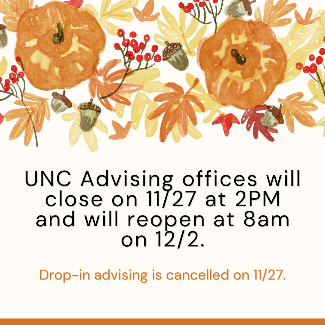 UNC Advising (@uncadvising) on Twitter photo 