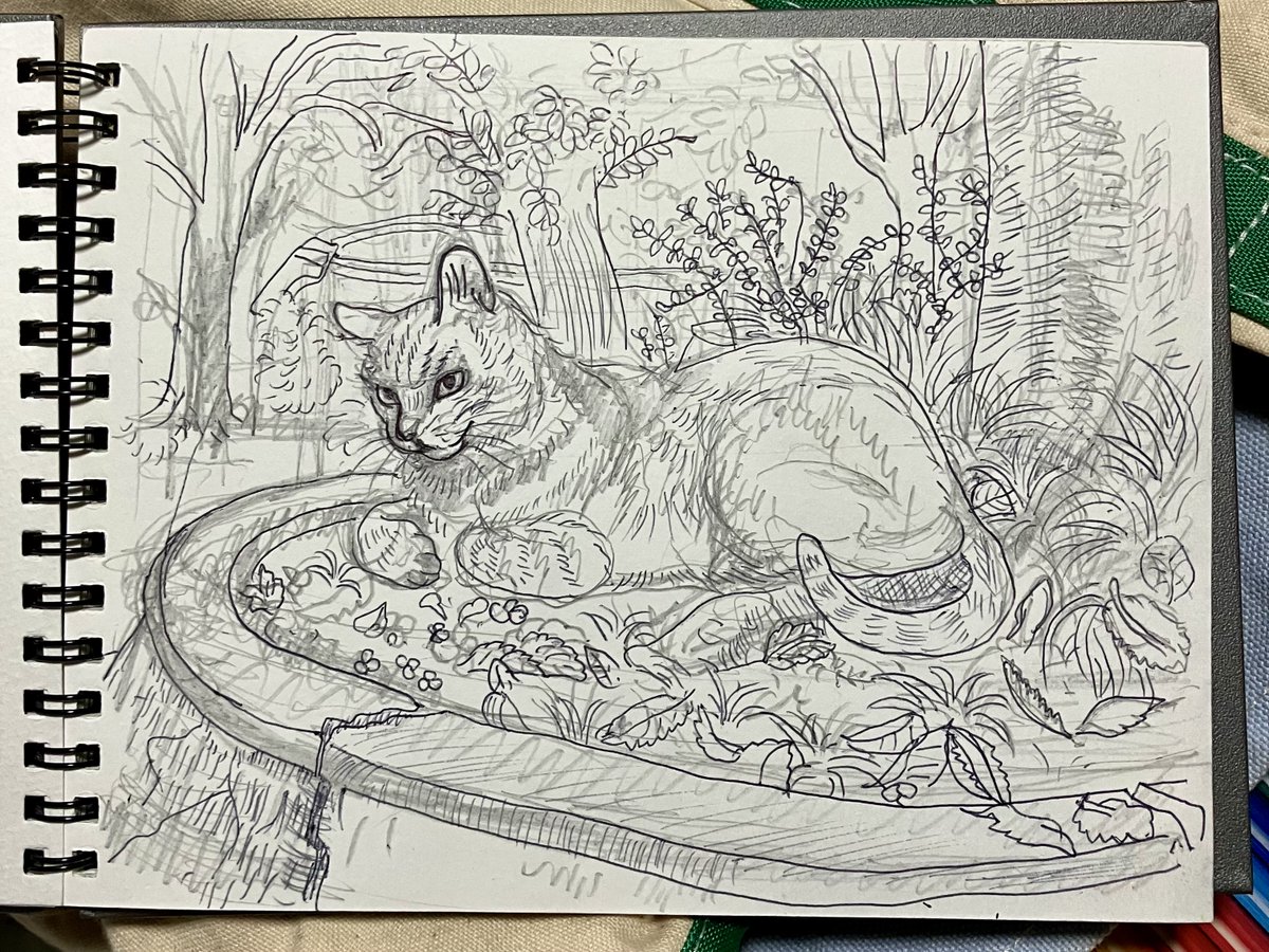 途中まで一生懸命描いていた絵は、別の一生懸命描いた絵の裏側でした