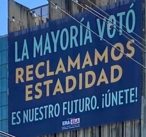 SeguimosTrabajando, no podemos desaprovechar la oportunidad de seguir con  un mensaje contundente al Congreso, donde se toma la decisión final de darle fin al estatus indigno de la colonia”.  #StopTheColony